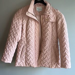 Cole Haan Pink Quilted Puffer Jacket